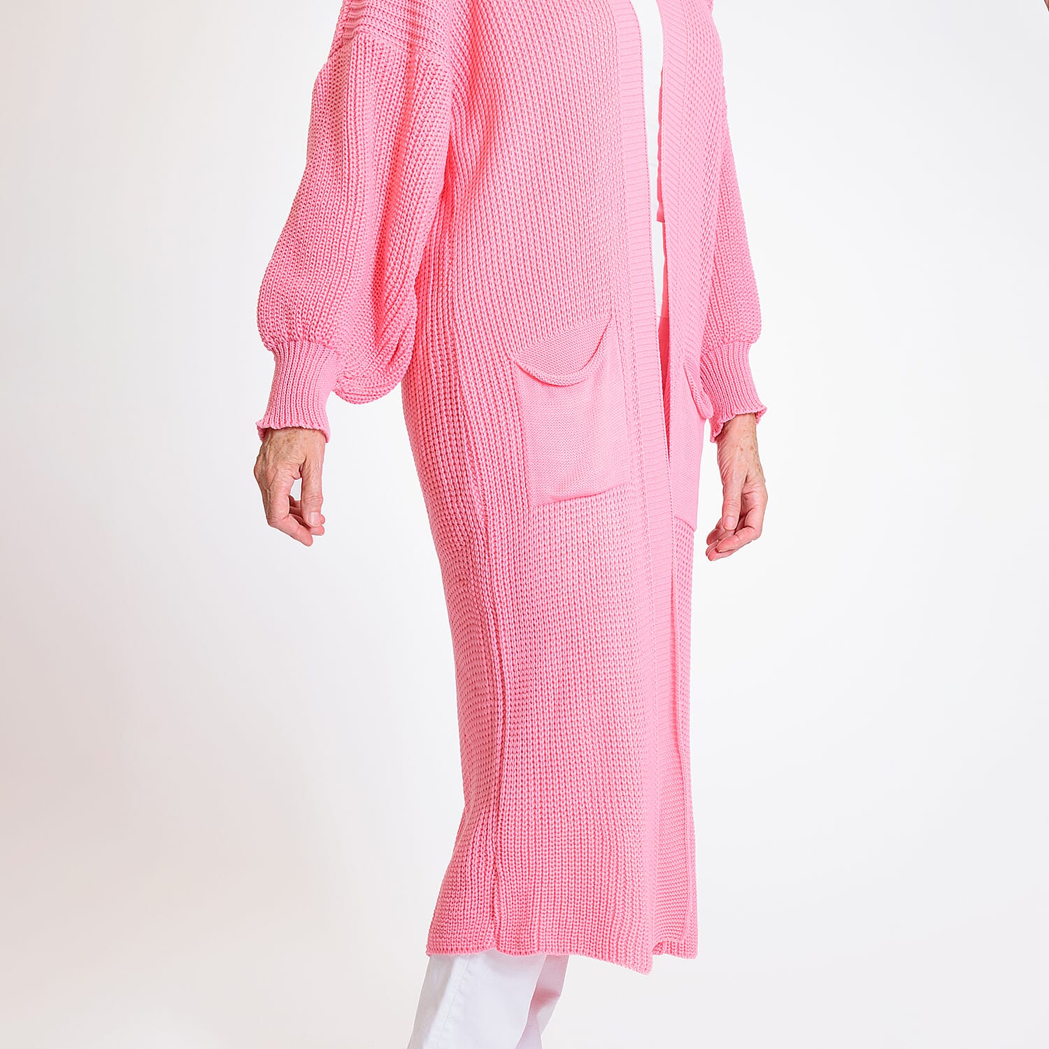 Cotton Cardigan - Paris Pink