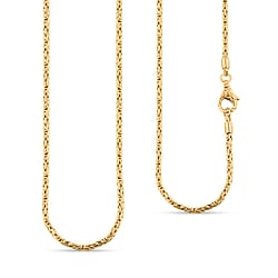 Royal Bali - 22K Gold Vermeil Plated Sterling Silver Borobudur Necklace (Size - 20), Silver Wt. 22.30 Gms