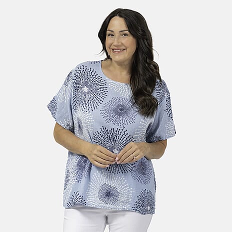 Cotton Top (Size 1x1 cm) - Blue