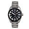 SHIELD Nitrox Automatic Movt. Black Dial 20 ATM WR Mens Watch with Stainless Steel Chain Strap