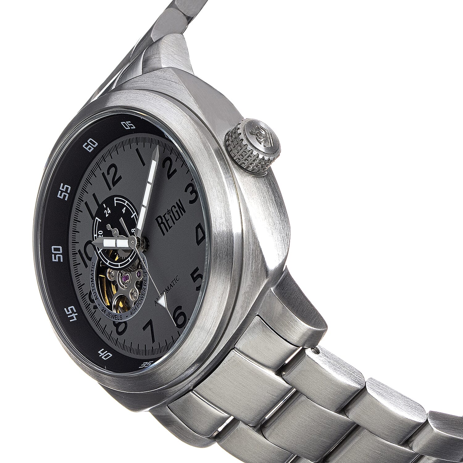 Reign Thanos Japanese Mens Watch in Stainless Steel