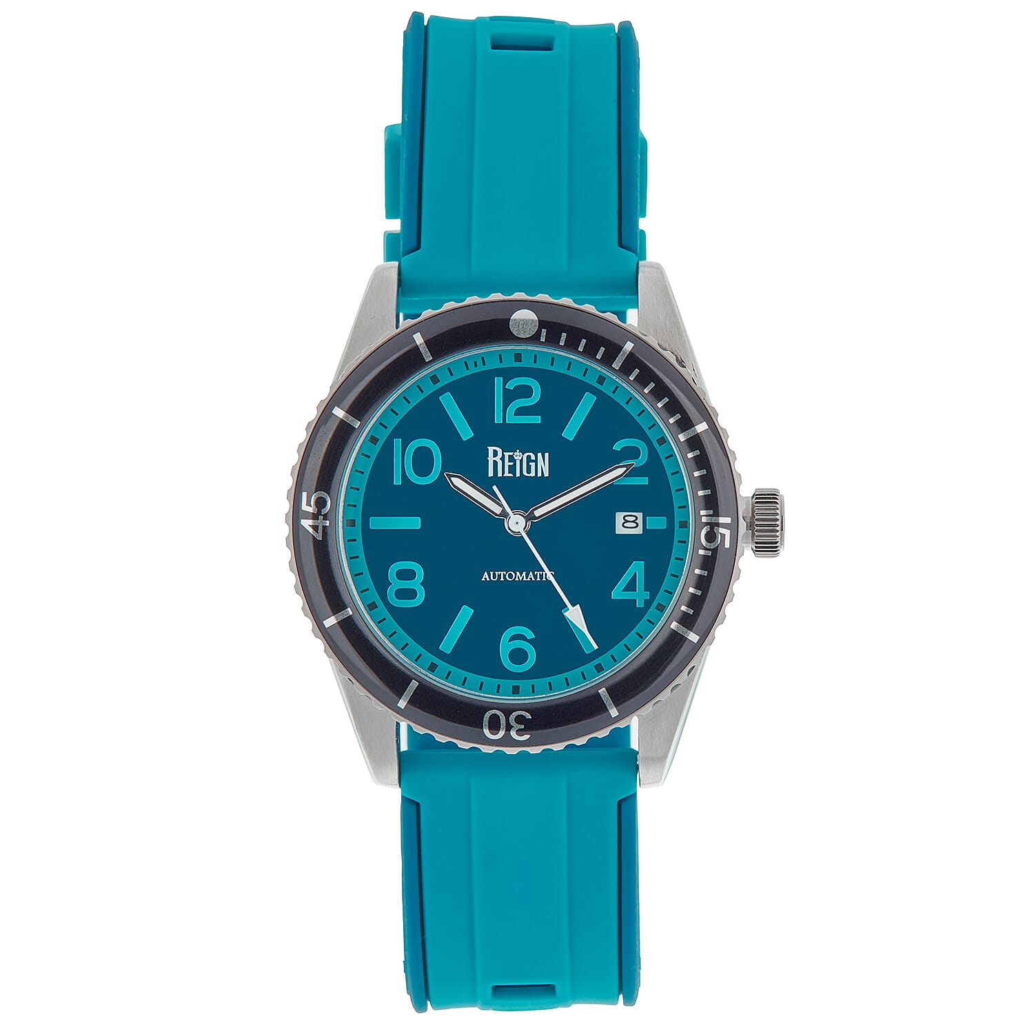  Reign Gage Automatic Analog Dial 10 ATM WR Watch with Rubber Strap - Blue