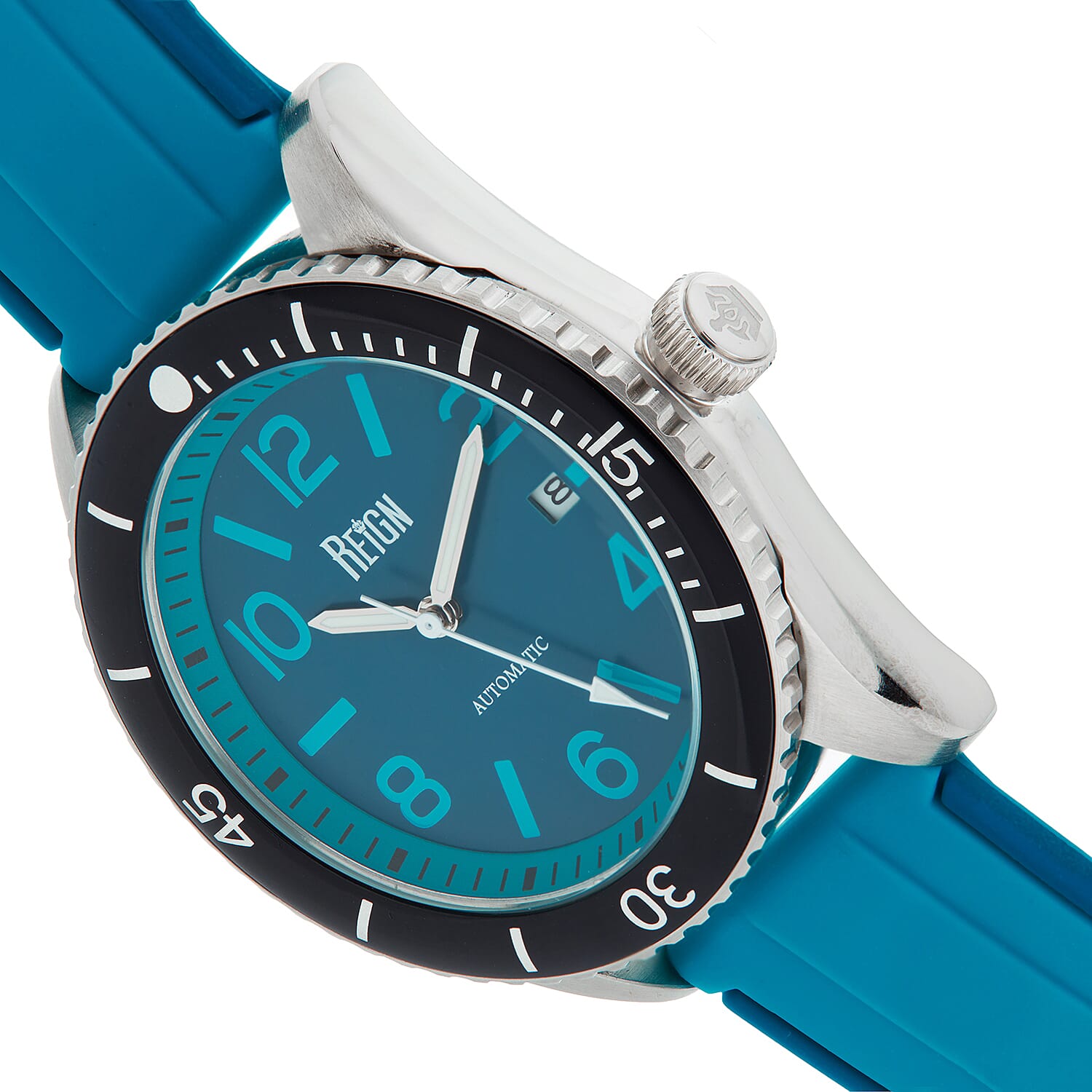  Reign Gage Automatic Analog Dial 10 ATM WR Watch with Rubber Strap - Blue