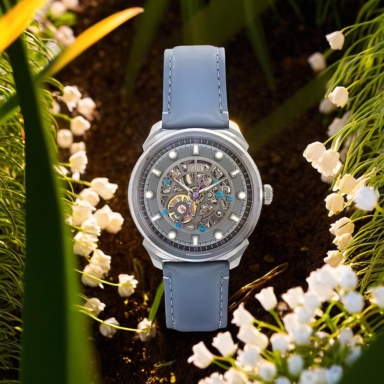 Reign Thanos Chinese Ladies Watch in Stainless Steel