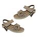 Cushion Walk One Touch Bar Yasmin Ladies Sandal - Beige