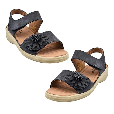 Ladies Sandal (Size 6) - Navy