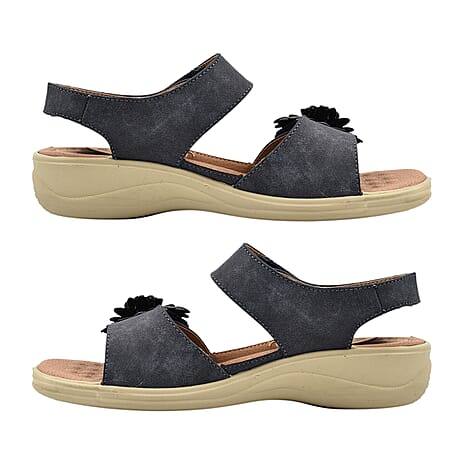 Ladies Sandal (Size 6) - Navy