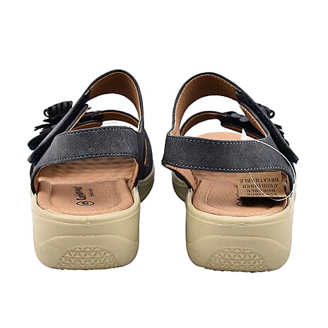 Ladies Sandal (Size 6) - Navy