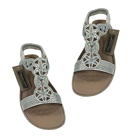 Ladies Sandal (Size 8) - White