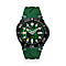 NUBEO Manta Automatic Limited Edition Green Abalone 30 ATM WR Watch with Silicone Strap