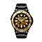 NUBEO Manta Automatic Limited Edition Tiger Eye Dial 30 ATM WR Watch with Black Stainless Steel Chain Strap