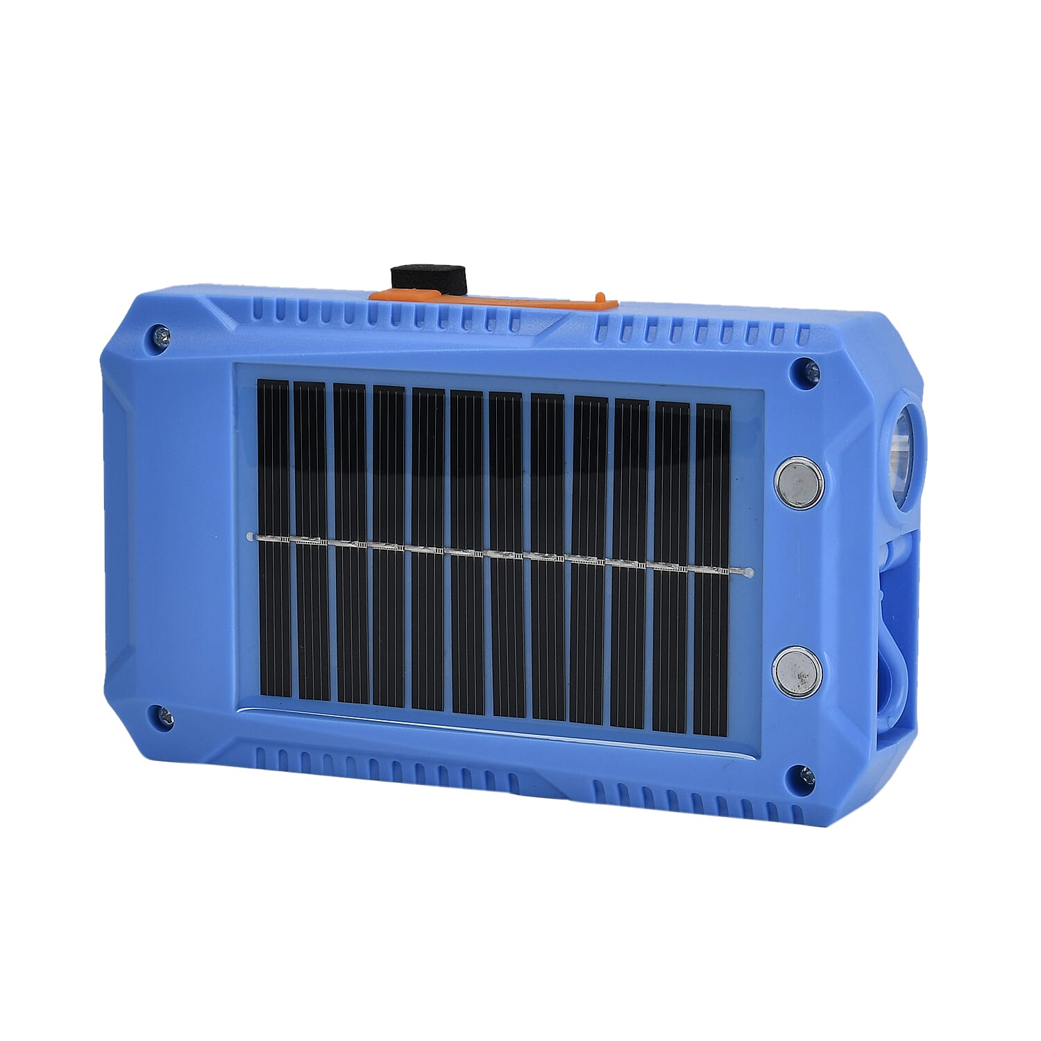 2 in 1 Multifunctional Outdoor Solar Rechargeable Light and Power bank 1500 mah Li-ion Battery (Size 95x33x165 cm) - Blue