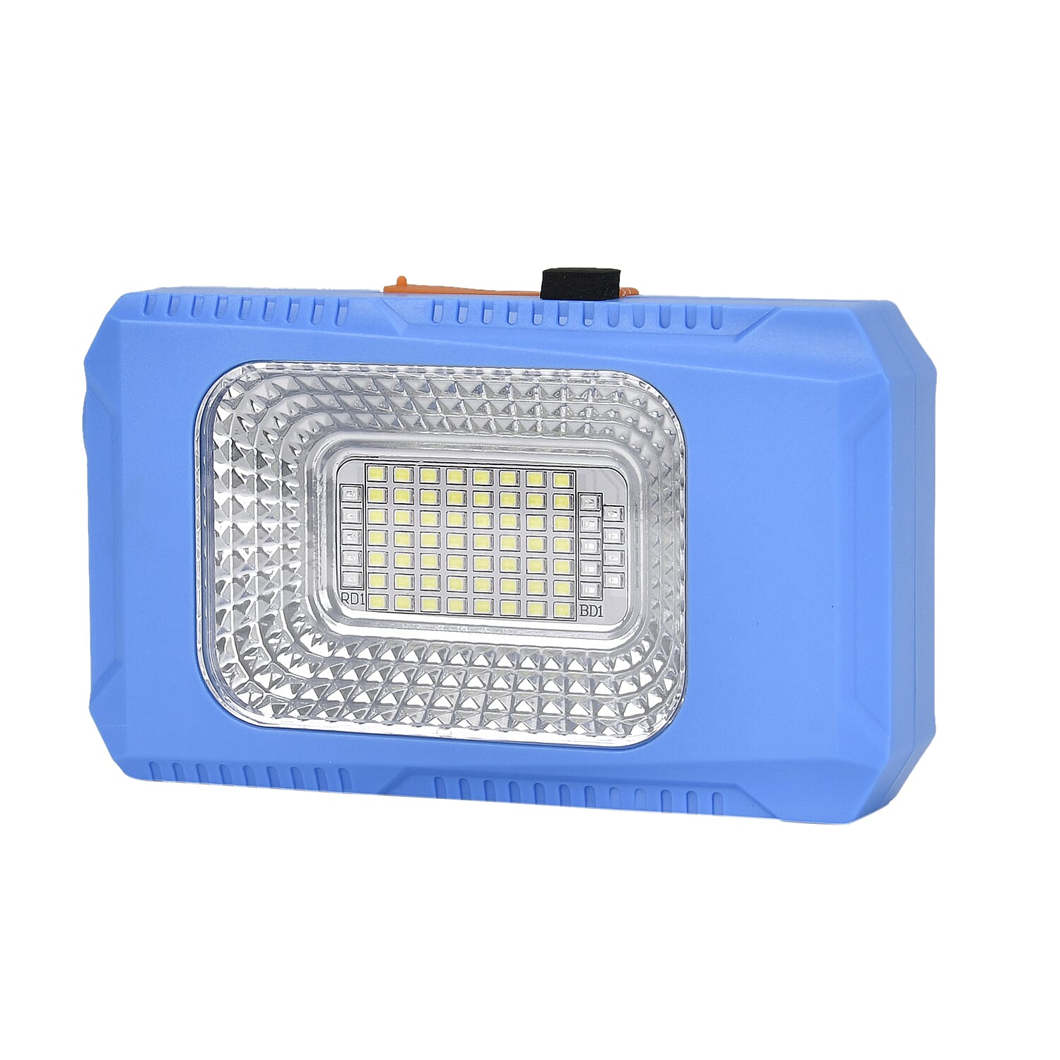 2 in 1 Multifunctional Outdoor Solar Rechargeable Light and Power bank 1500 mah Li-ion Battery (Size 95x33x165 cm) - Blue