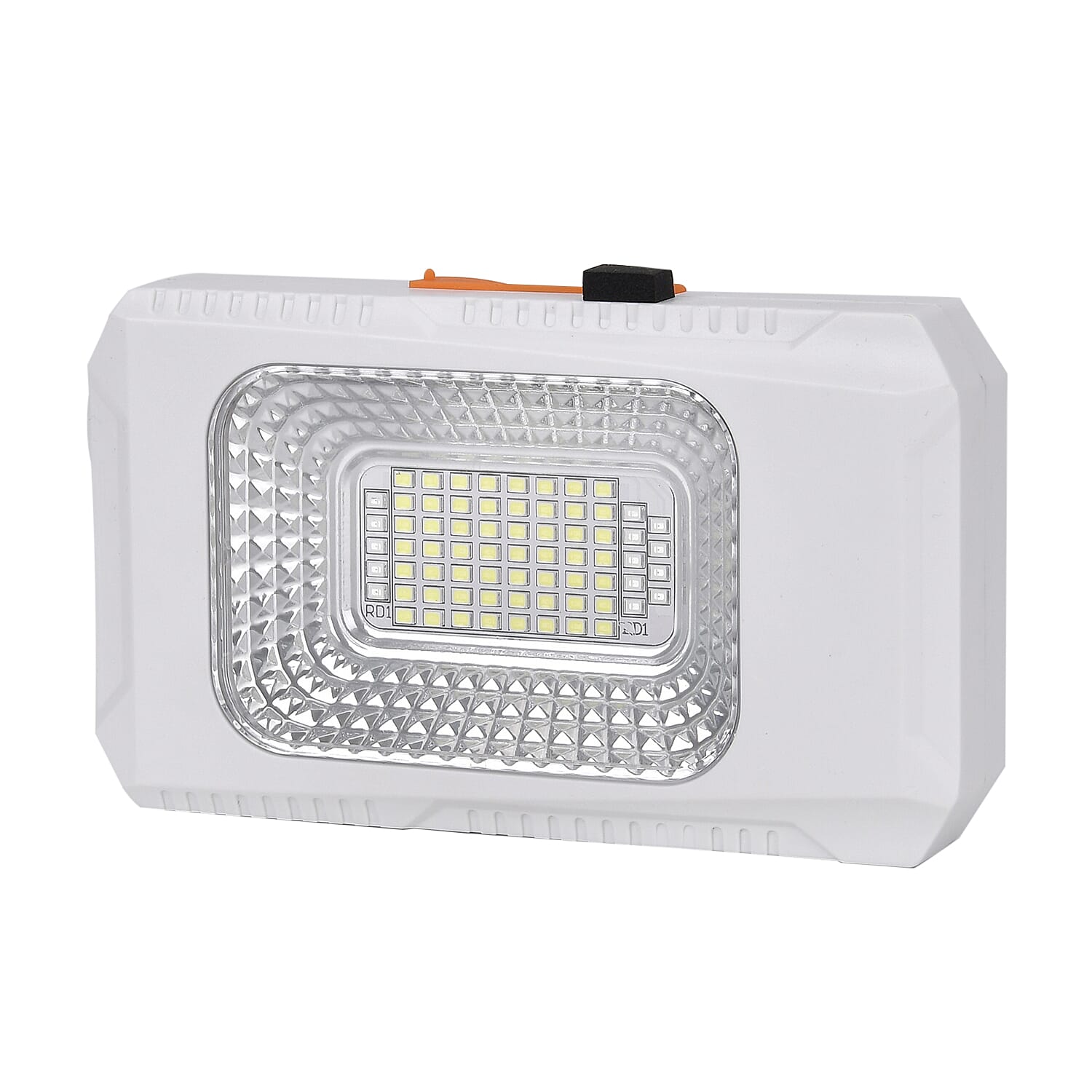 2 in 1 Multifunctional Outdoor Solar Rechargeable Light and Power bank 1500 mah Li-ion Battery (Size 95x33x165 cm) - White