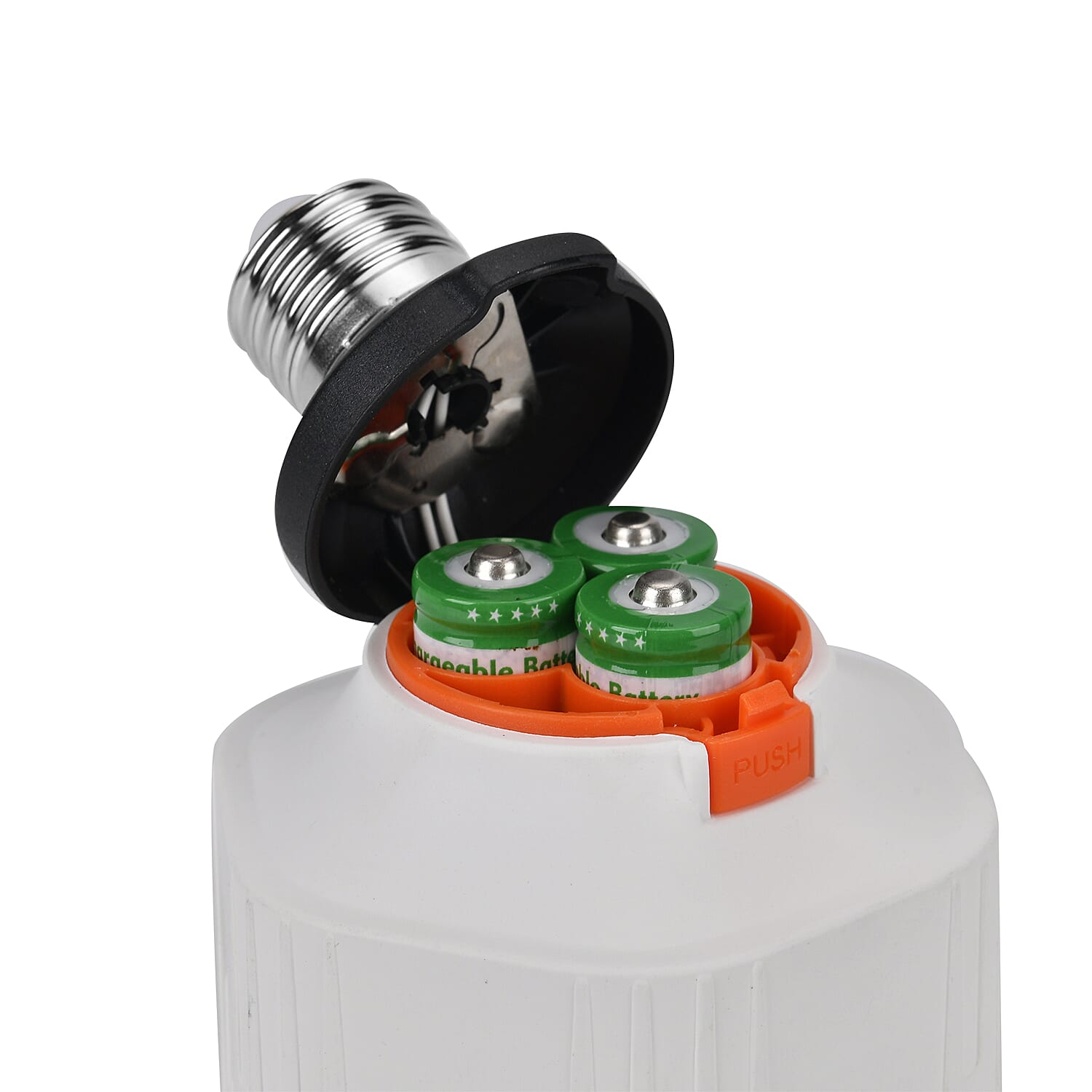 Light Bulb (Size 8x18 cm) - Green & Green Light Bulb (Size 8x18 cm) - Green & Green