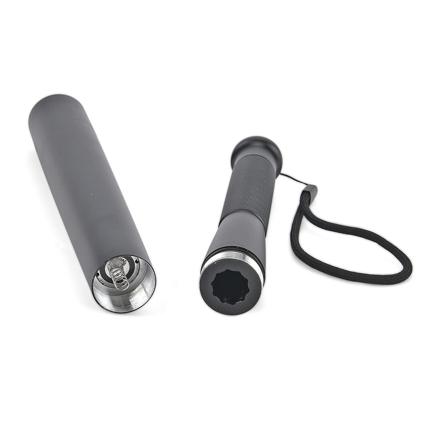 Aluminum LED Hand-Held LED Torch with 3 Lighting Modes (Battery 3xAAA Not Inc.) - Black