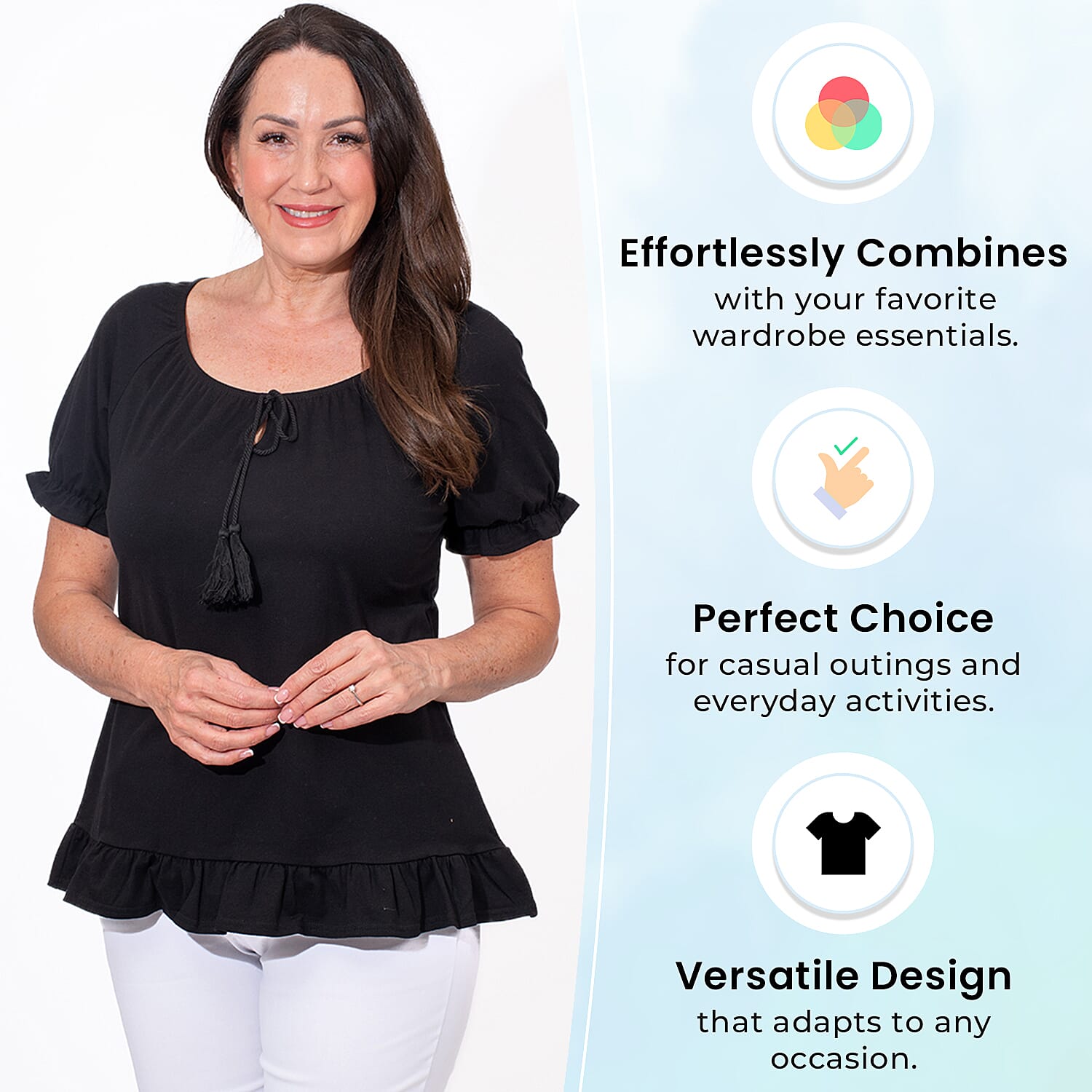 MAISON Cotton Gypsey Womens Top