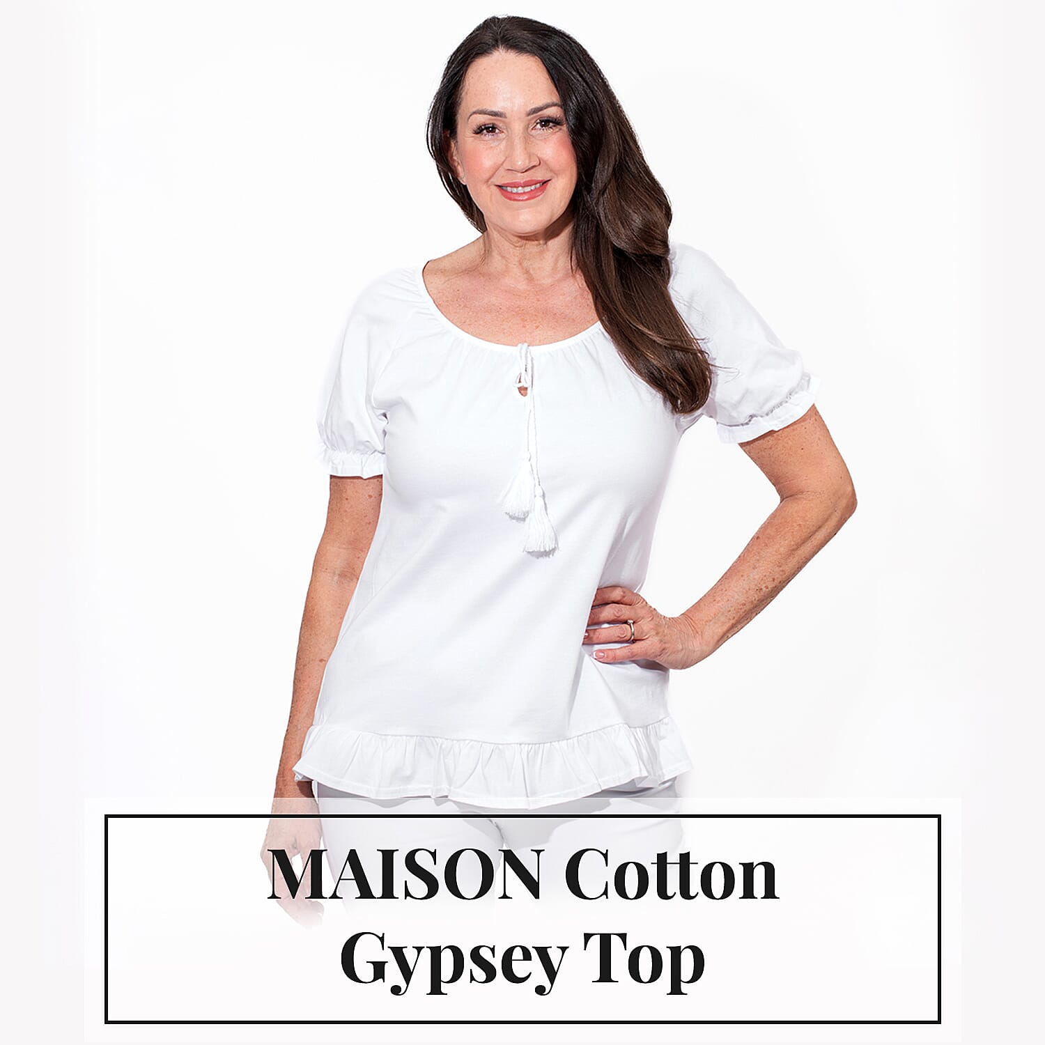 MAISON Cotton Gypsey Womens Top