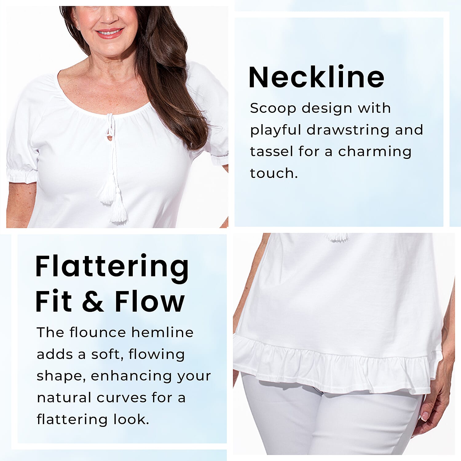 MAISON Cotton Gypsey Womens Top