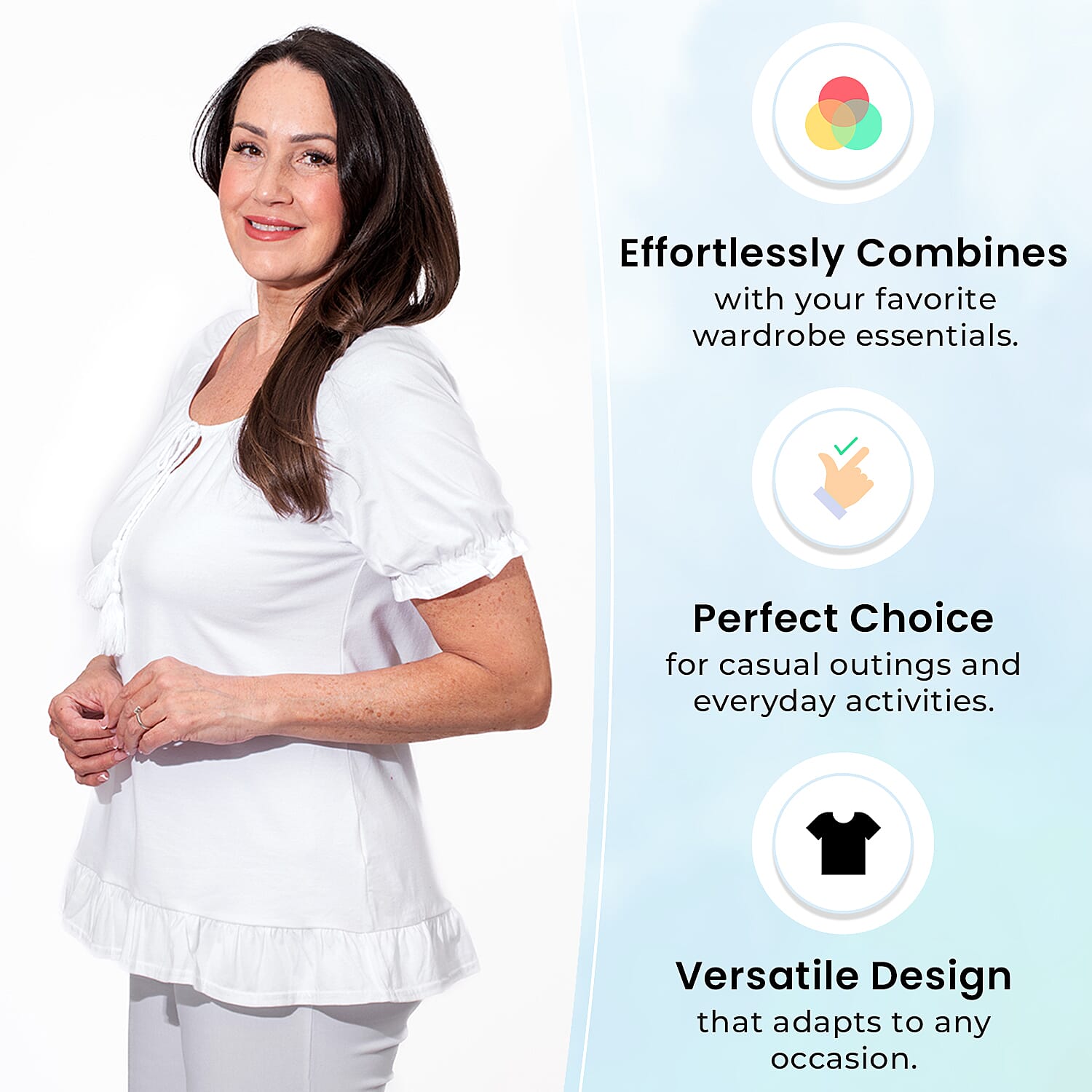 MAISON Cotton Gypsey Womens Top