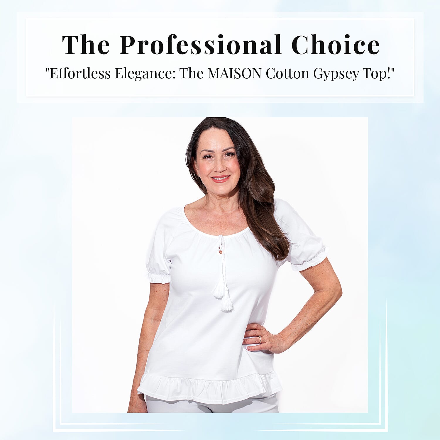 MAISON Cotton Gypsey Womens Top