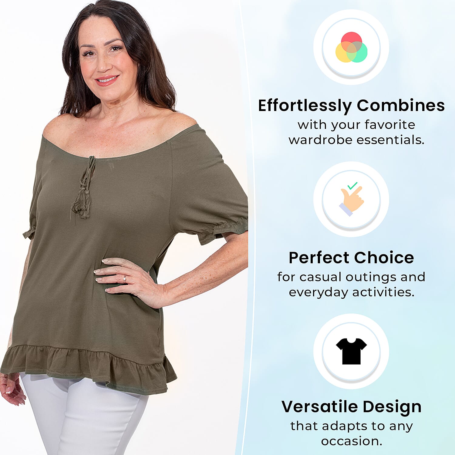 MAISON Cotton Gypsey Womens Top