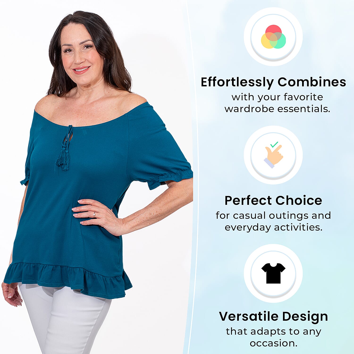 MAISON Cotton Gypsey Womens Top