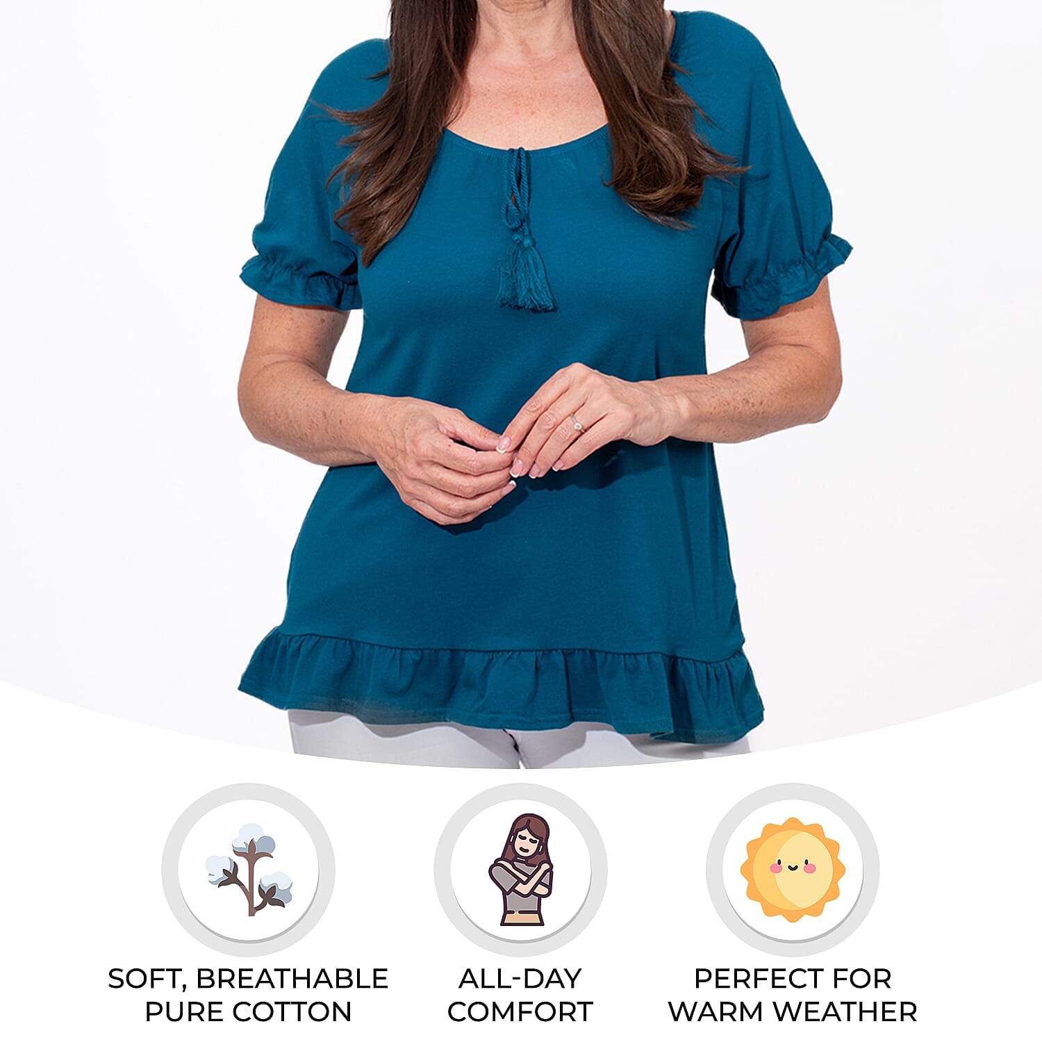 MAISON Cotton Gypsey Womens Top