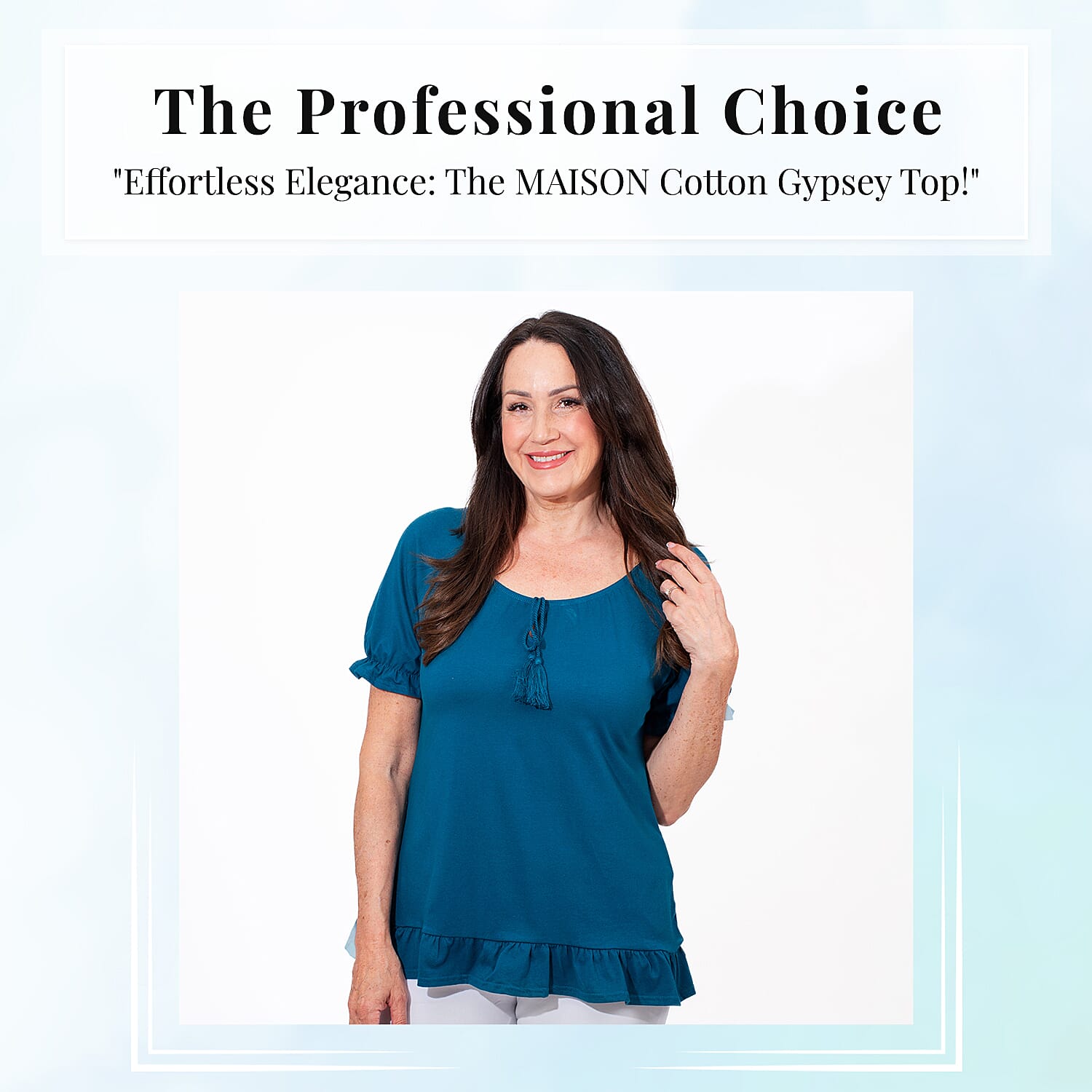 MAISON Cotton Gypsey Womens Top