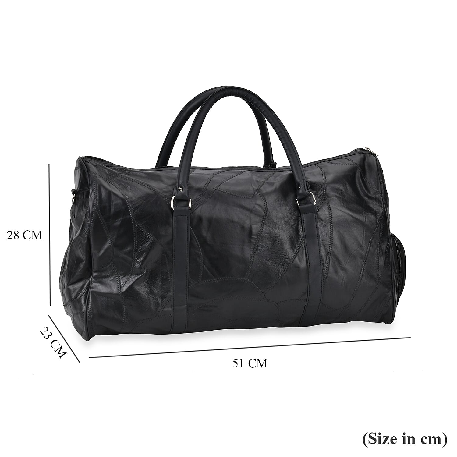 Genuine Leather Travel Duffle Bag