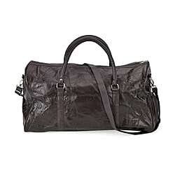 Genuine Leather Travel Duffle Bag