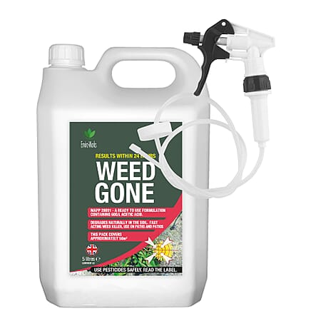 Enviroworks Weed Gone Acetic Acid Weed Killer (5L) - White & Green