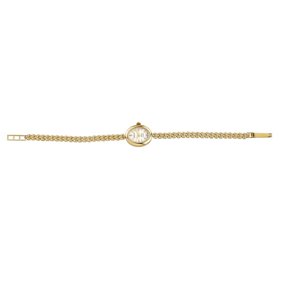 LUXORO 9K Yellow Gold Swiss Movt. Water Resistant Watch in Panther Chain Strap (Size - 7 - 7.5) Gold Wt. 10.31 Gms.