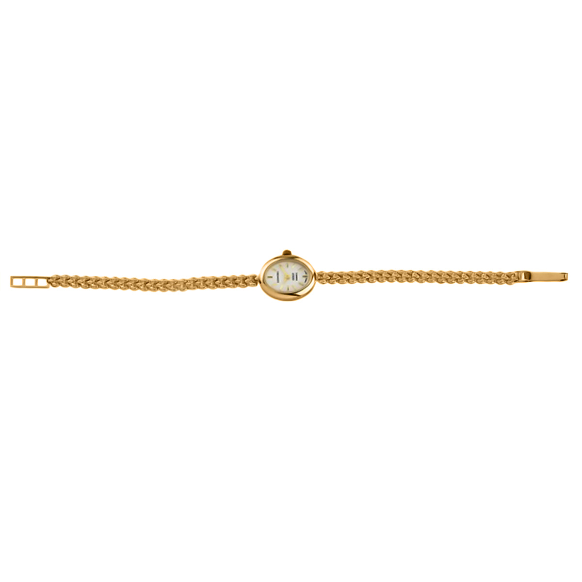 9K Yellow Gold Swiss Movt. Water Resistant Watch in Panther Chain Strap (Size 7 - 7.5) Gold Wt. 8.31 Grms