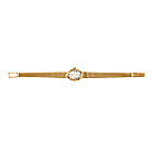 One Time Deal - Swiss Movement Watch in 9k Gold Woven Link Broad Bracelet 20.57 Grams