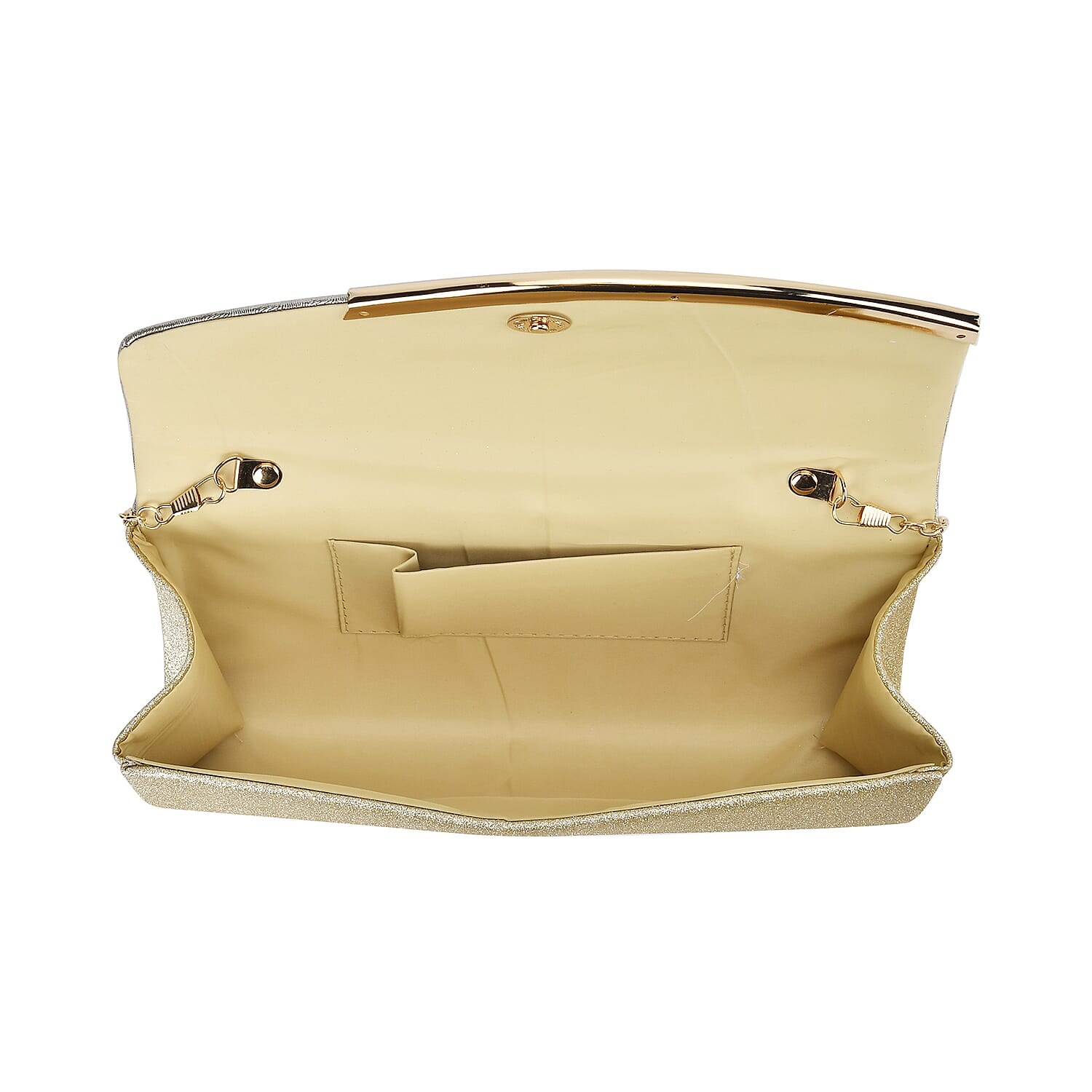 Rhinestone Envelope Clutch Bag with Chain Strap