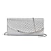 Rhinestone Envelope Clutch Bag