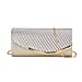 Rhinestone Envelope Clutch Bag
