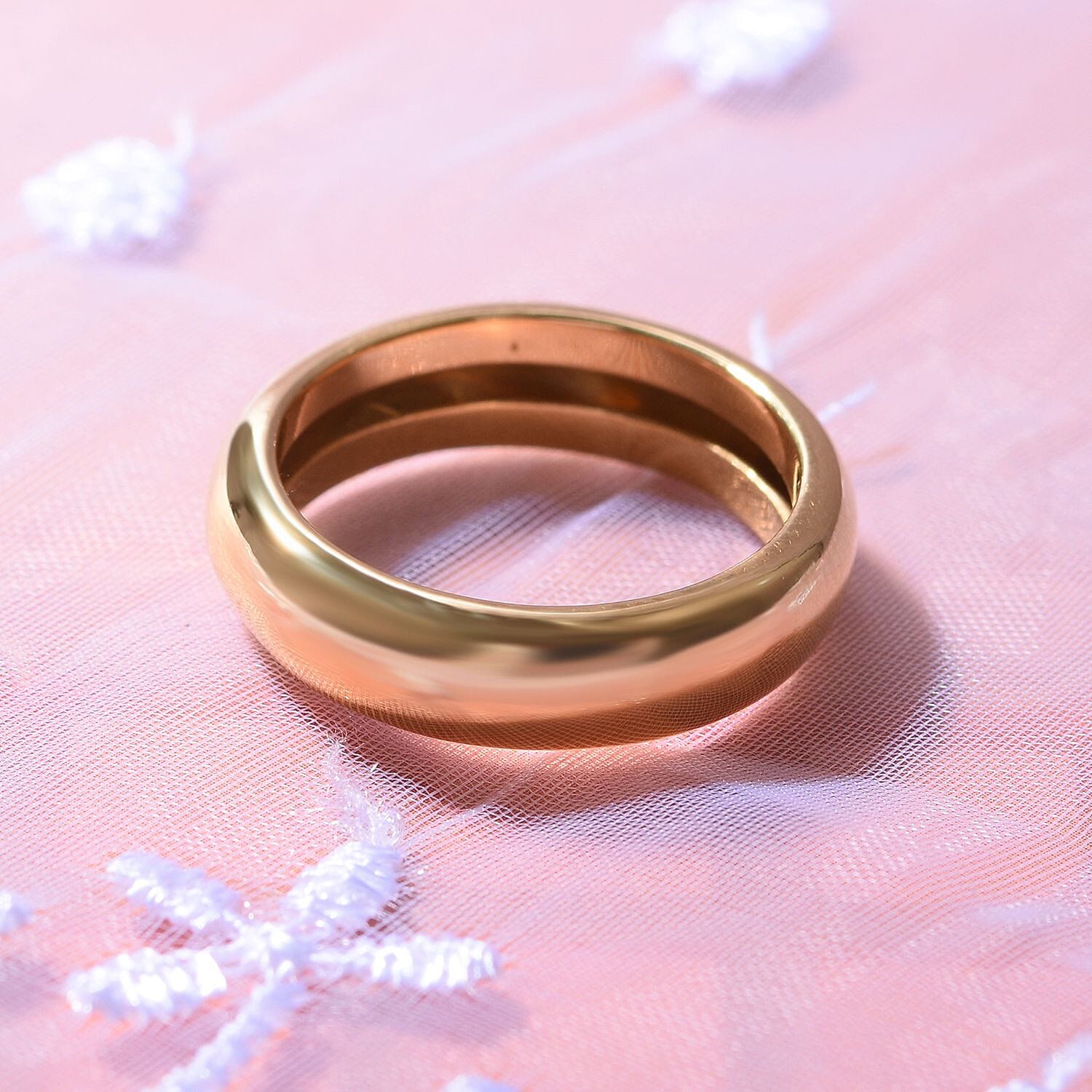 First Time Ever  - 24K Yellow Gold (99.9% Gold Purity) Band Ring