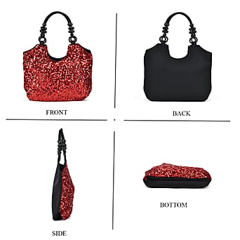 https://tjcuk.sirv.com/Products/77/5/7756724/Sequin-Sequin-Tote-Bag-Size-45x10x36-cm-Red-Black_7756724_3.jpg?w=342&h=342