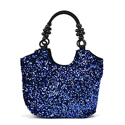 Sparkling Sequin Tote Bag (Size 45x10x36 cm) - Silver