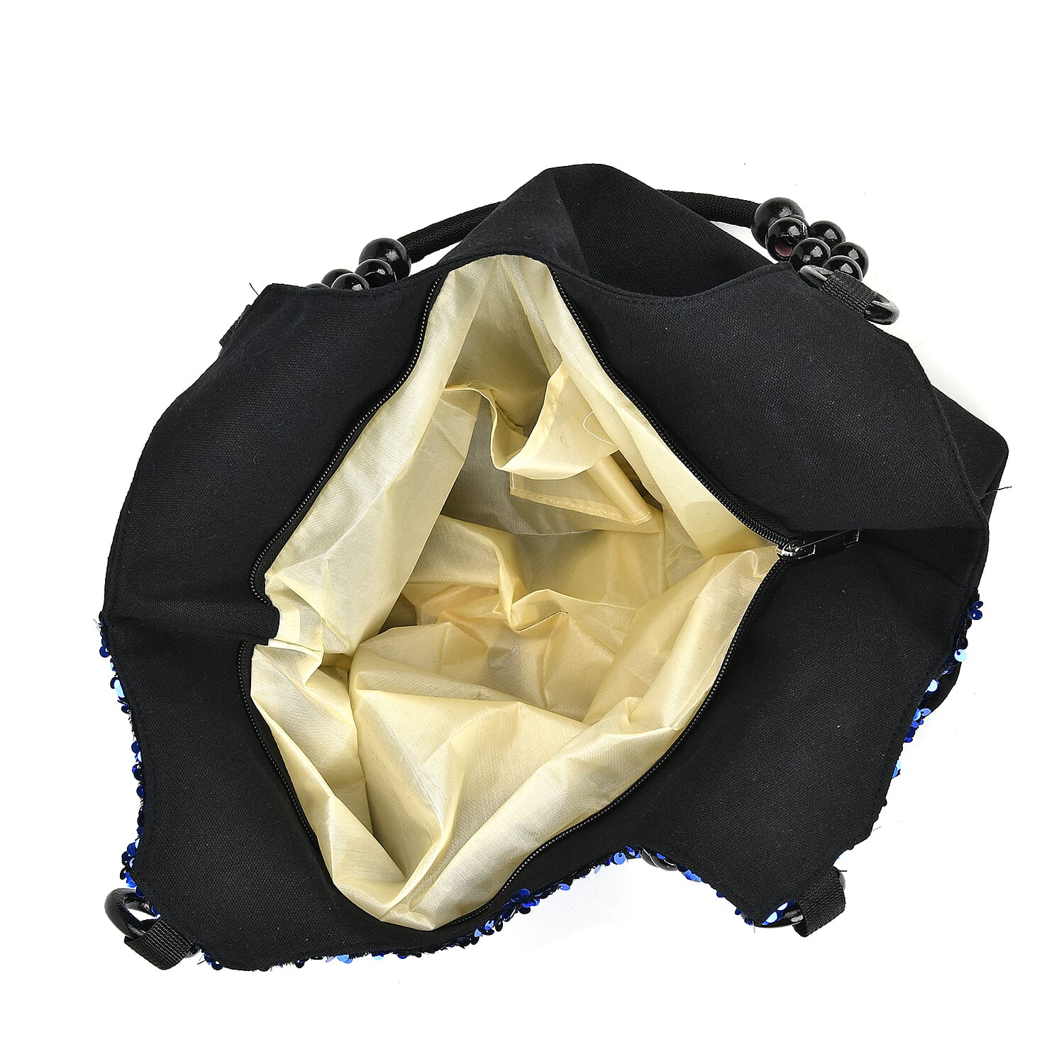 Sparkling Sequin Tote Bag (Size 45x10x36 cm) - Blue