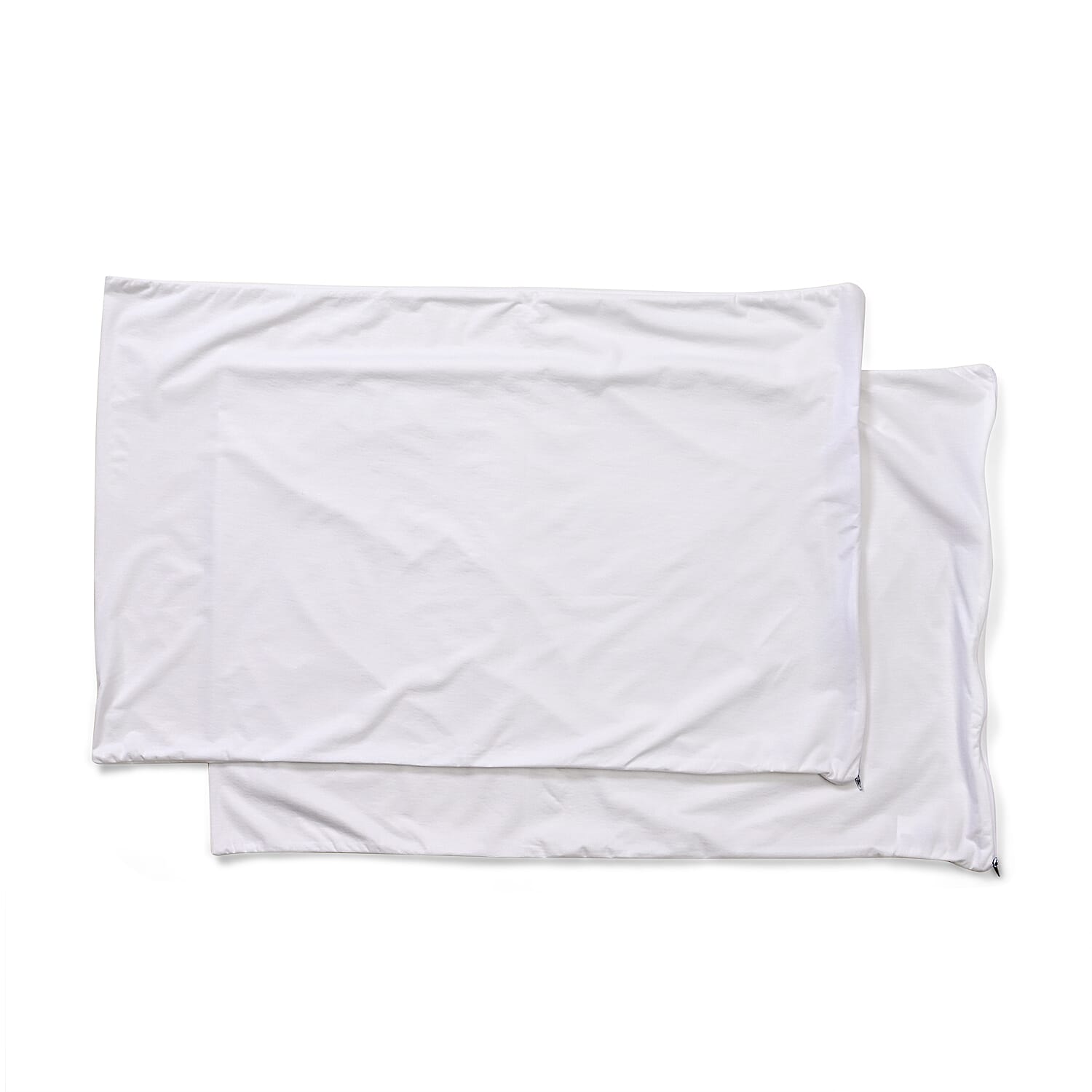 Set of 2 Tencel Waterproof Pillow Protectors- Effectively Prevents Sweat, Body Fluids and Other Accidental Spills