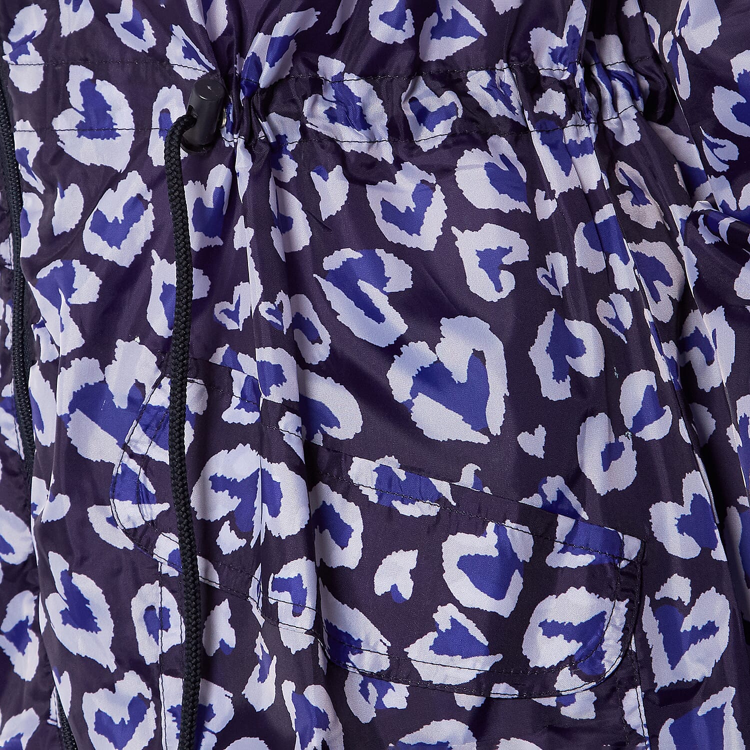 EMMA Heart Pattern Rain Jacket - Leopard