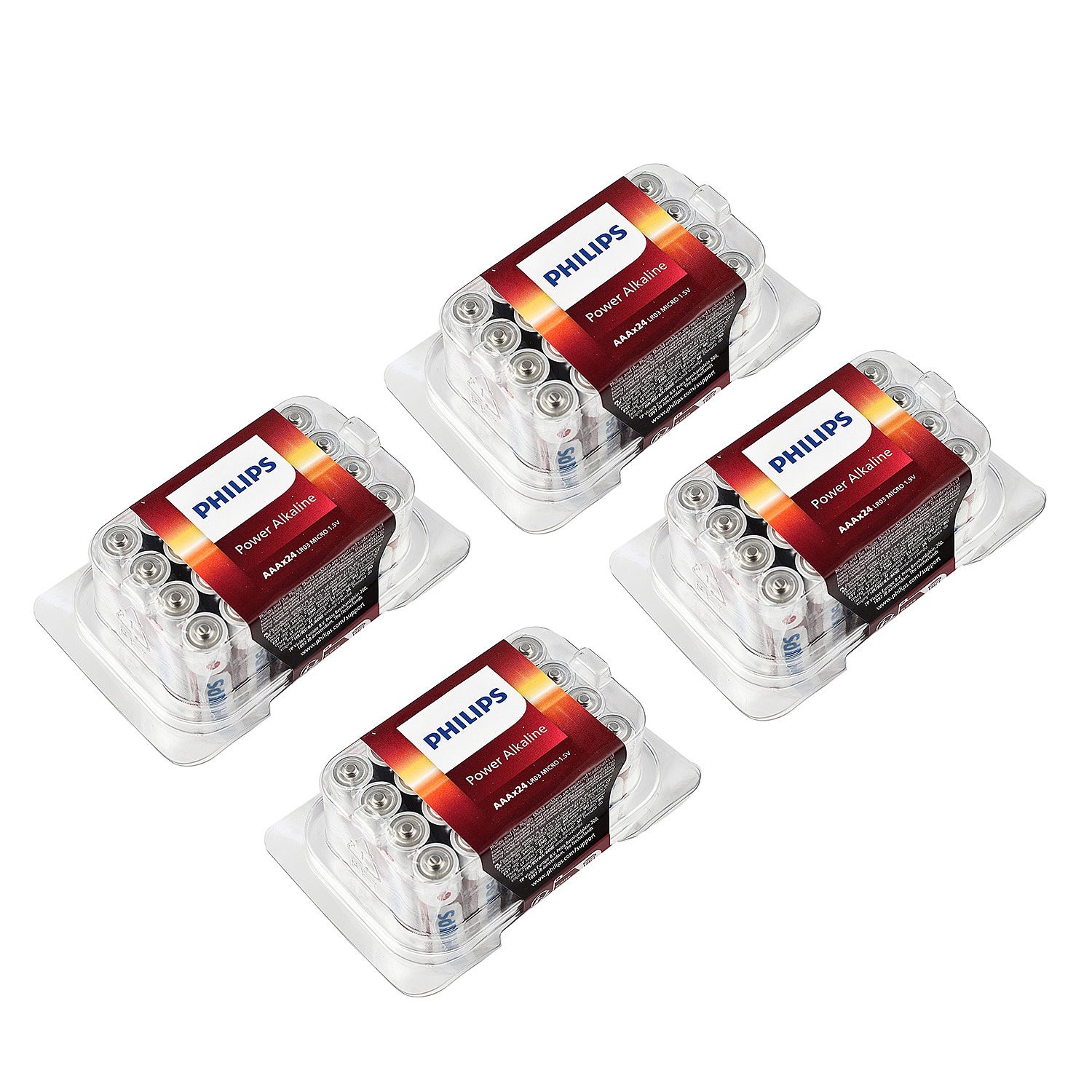Best Value Offer - Set of 24 - Philips 3 X Extra Power Alkaline Batteries - AAA