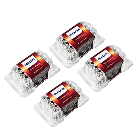 Value Buy - Set of 24 - AAA Philips 3 X Extra Power Alkaline Batteries - AAA