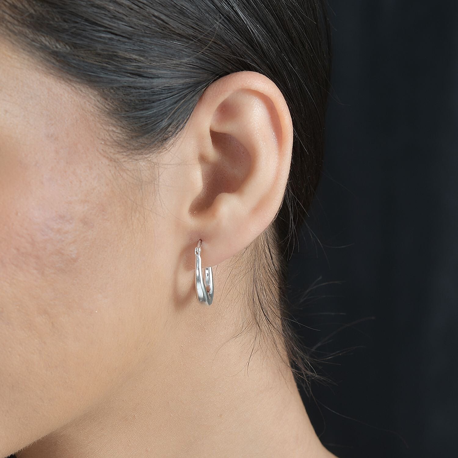 Italian Close Out - Sterling Silver Creole Earrings