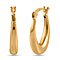 Italian Close Out - Yellow Gold Overlay Sterling Silver Earrings