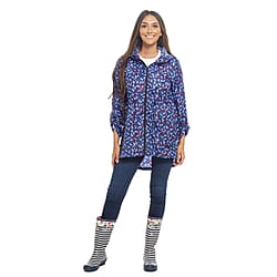 EMMA Heart Pattern Rain Jacket - Leopard