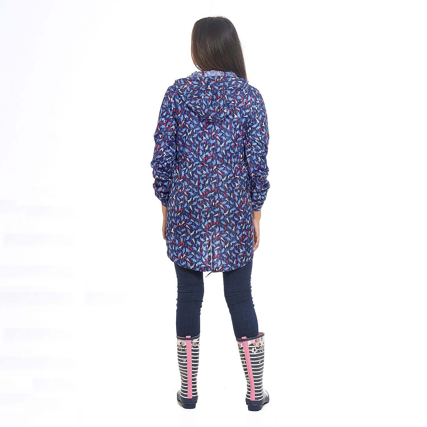 EMMA Heart Pattern Rain Jacket - Leopard